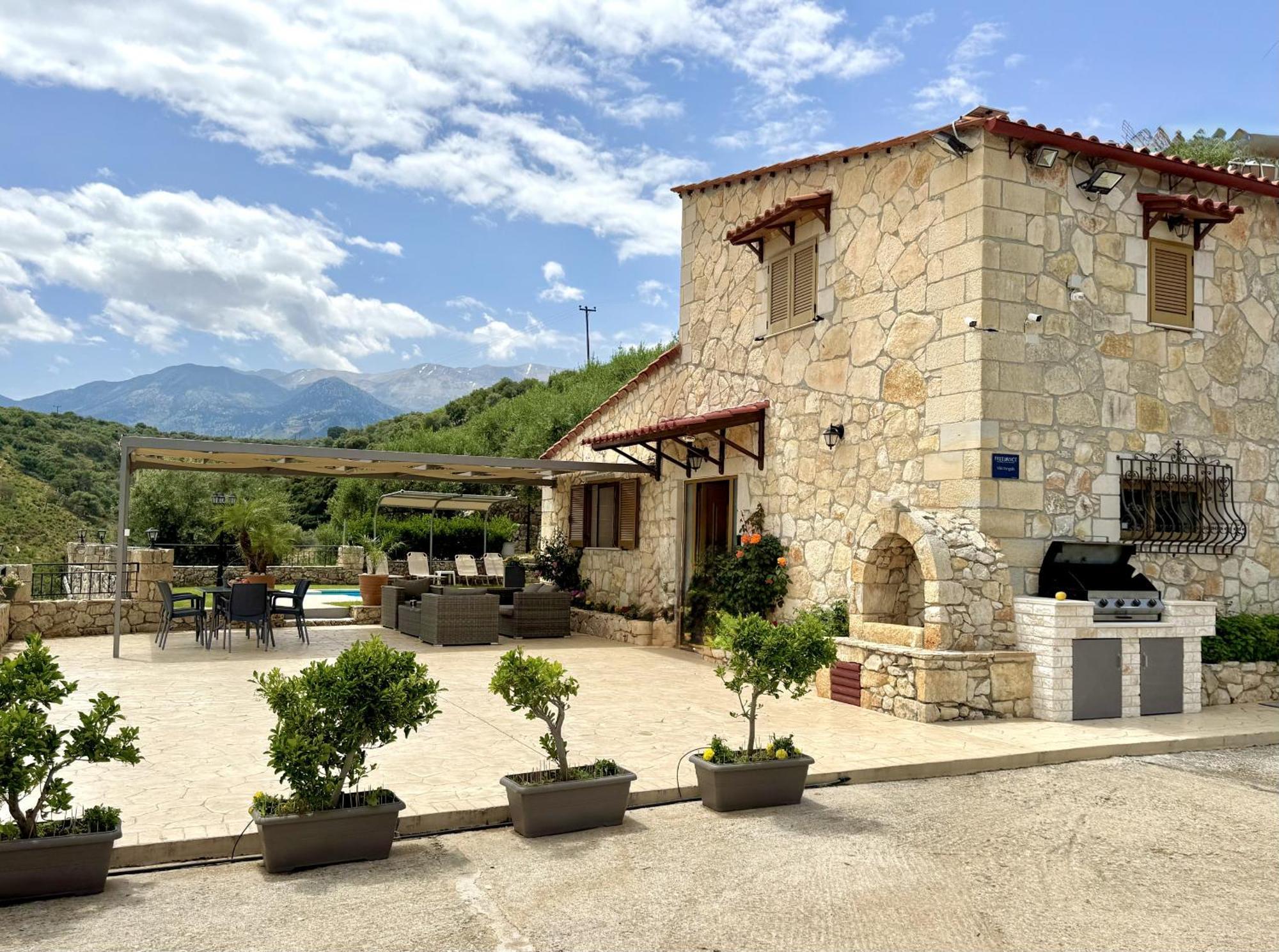 Villa Vangelis Stylos Crete Samonás Eksteriør bilde