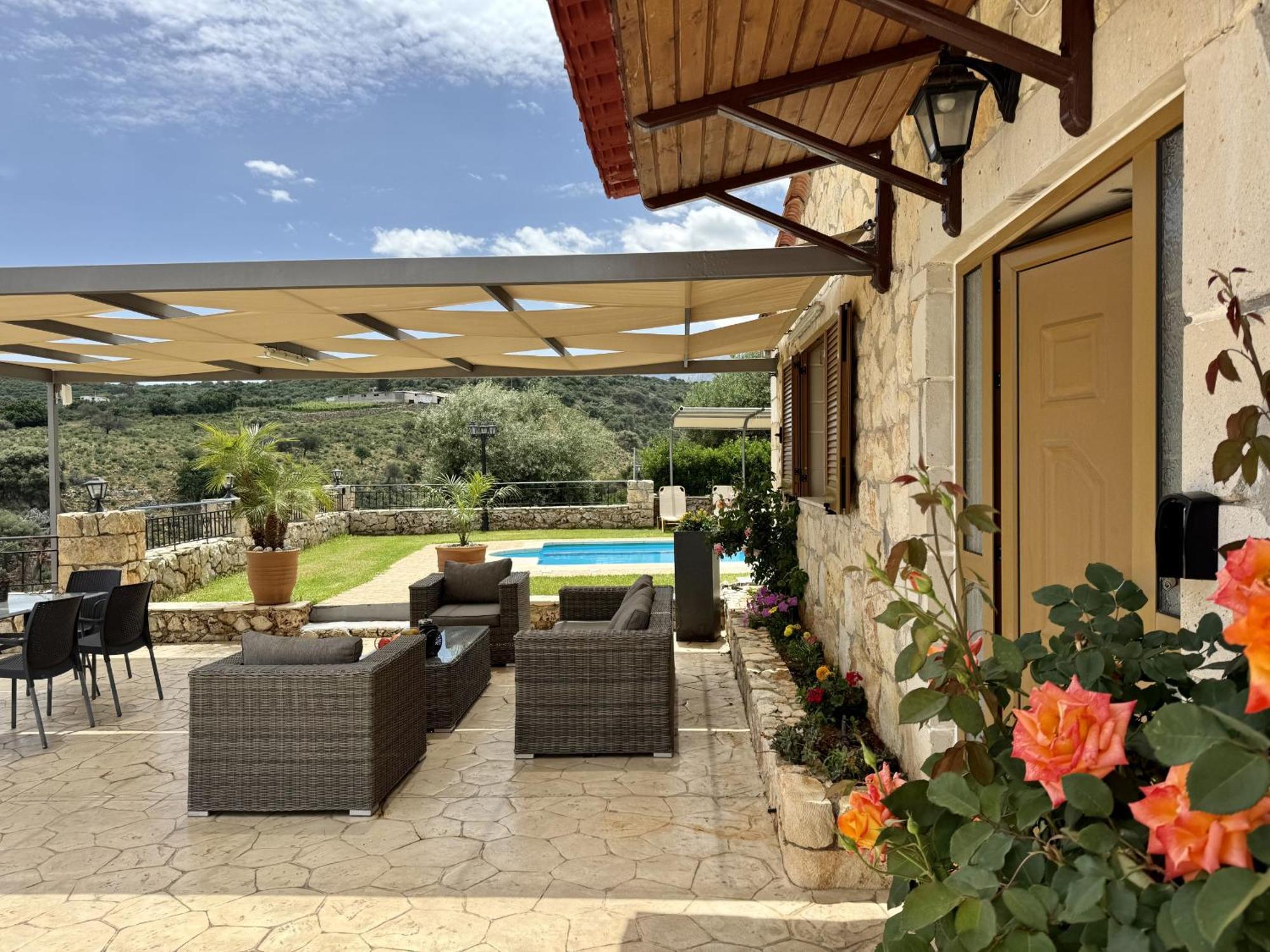 Villa Vangelis Stylos Crete Samonás Eksteriør bilde